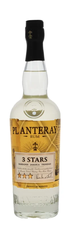 Planteray 3 Stars White Rum Artisanal 41.2° 70cl