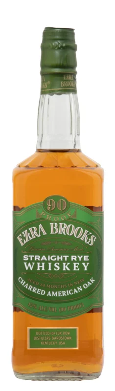 Ezra Brooks 90 Proof Straight Rye Whiskey 45° 75cl