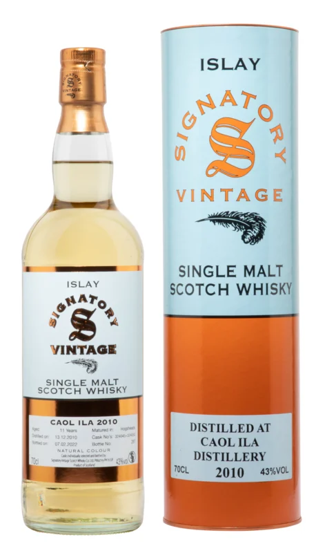 Caol Ila Signatory 11 Years 2010 Single Malt Scotch Whisky 43° 70cl