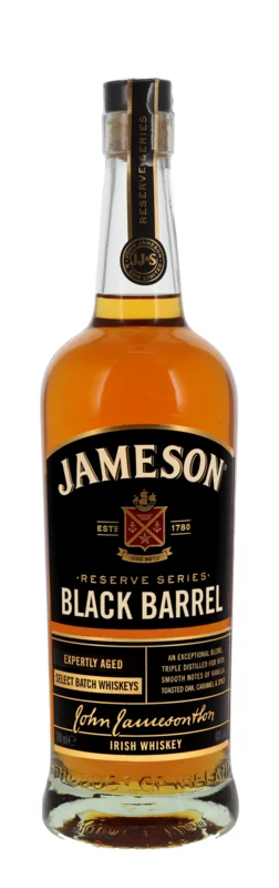 Jameson Black Barrel Irish Whiskey 40° 70cl