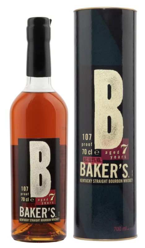 Baker's 107 Proof 7 Years Kentucky Straight Bourbon Whiskey 53.5° 70cl