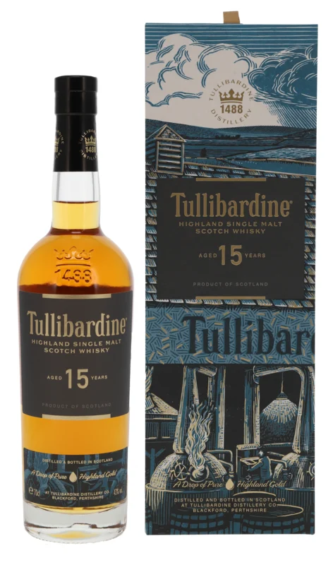 Tullibardine 15 Years Highland Single Malt Scotch Whisky 43° 70cl