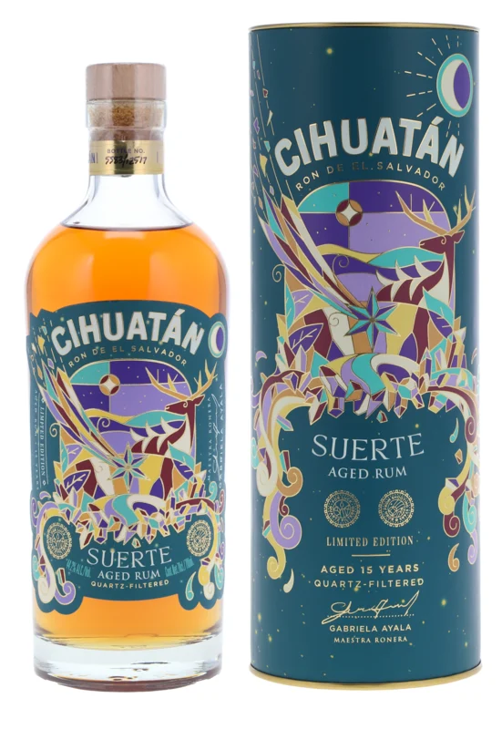 Cihuatán Suerte Limited Edition 15 Años Ron 44.2° 70cl