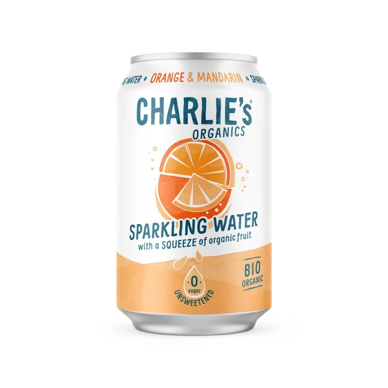 Charlie's Organics Orange-Mandarin Soda 12x DO 33cl