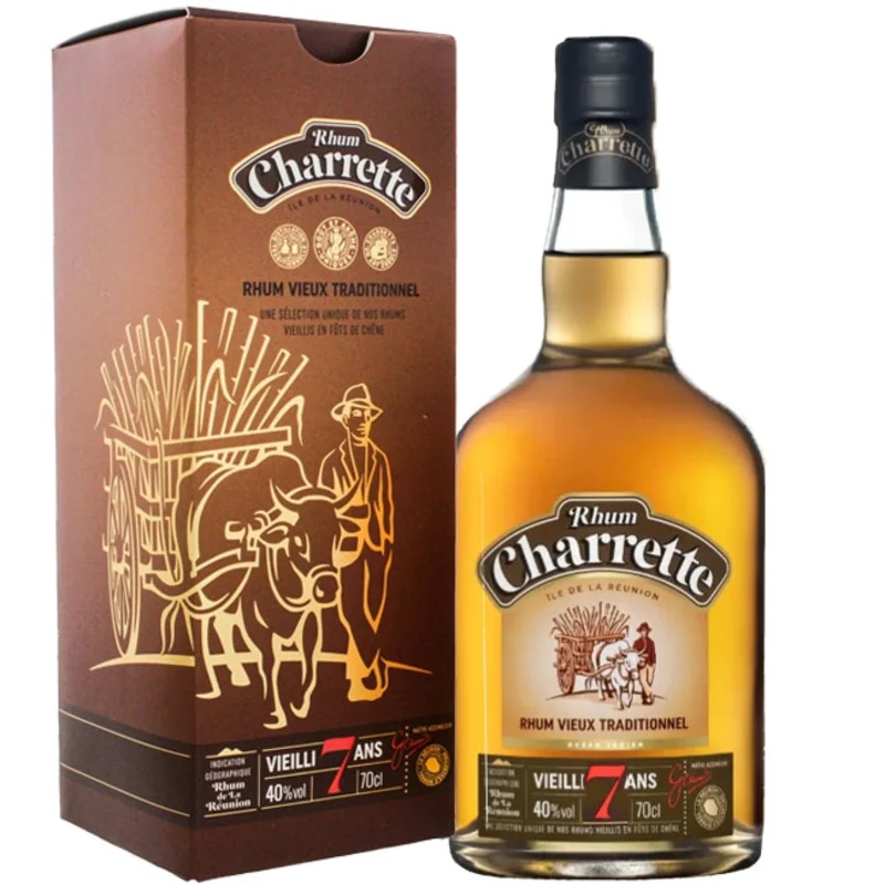 Charrette Vieux Traditonell 7 Ans Rhum 40° 70cl