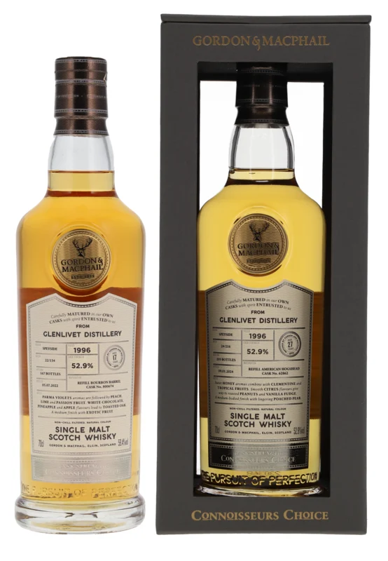 Glenlivet Gordon & Macphail Connoisseurs Choice Years 1996 Single Malt Scotch Whisky 52.9° 70cl