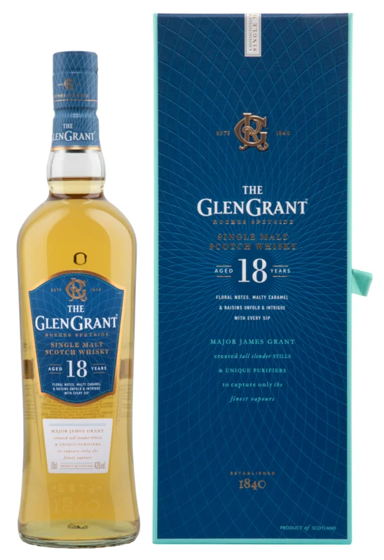 Glen Grant 18 Years Single Malt Scotch Whisky 43° 70cl