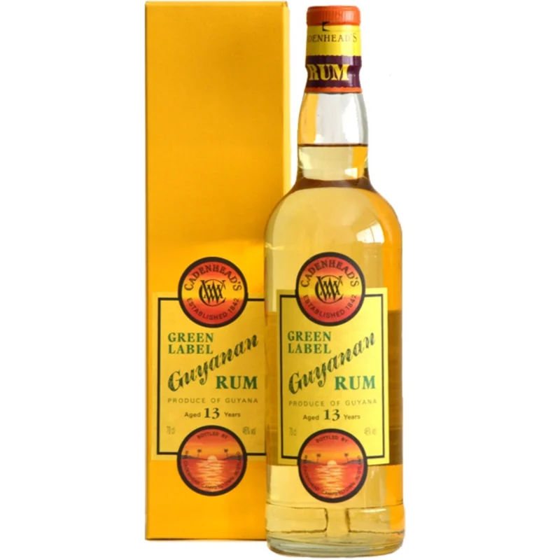 Cadenhead's Guyanan Green Label 13 Ans Rhum 46° 70cl
