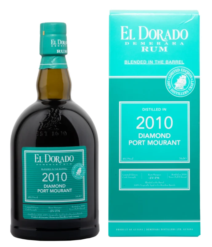 El Dorado Diamond Port Mourant 9 Years 2010 Demerara Rum 2019 49.1° 70cl