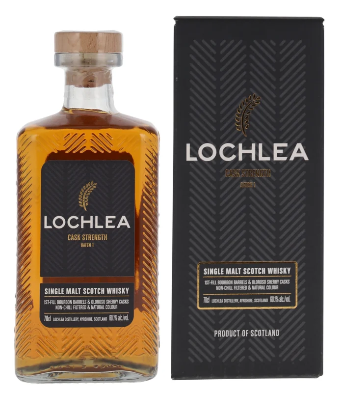 Lochlea Cask Strenght Batch 1 Single Malt Scotch Whisky 60.1° 70cl