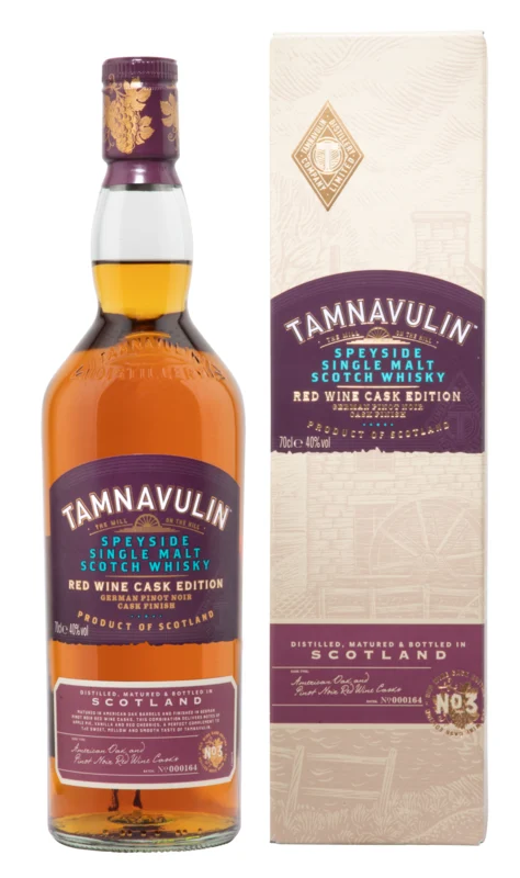 Tamnavulin German Pinot Noir Cask Speyside Single Malt Scotch Whisky 40° 70cl