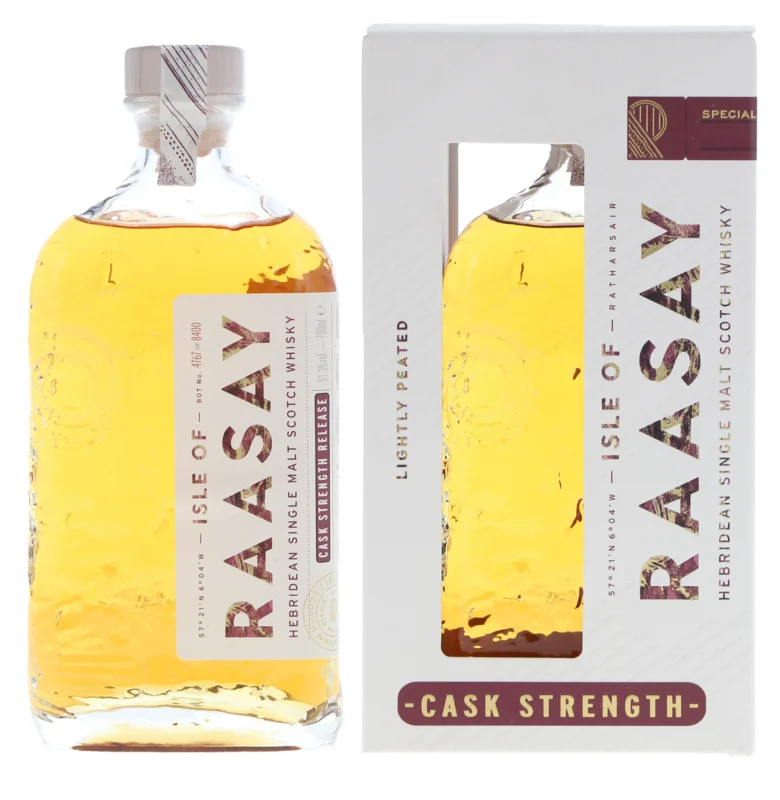 Isle of Raasay Cask Stength Lightly Peated Hebridean Single Malt Scotch Whisky Limited Edition 2025 61.6° 70cl