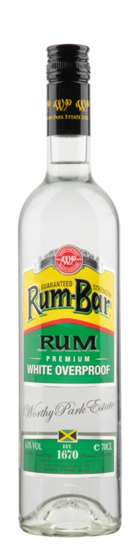 Worthy Park Estate Rum-Bar White Overproof Rum 63° 70cl