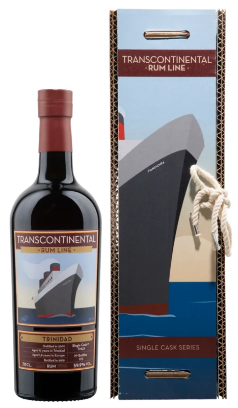 Transcontinental Rum Line Trinidad Single Cask Serices 18 Years 2001 Rum 2019 59.9° 70cl