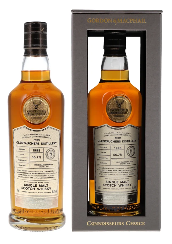 Glentauchers Gordon & Macphail Connoisseurs Choice 29 Years 1995 Speyside Single Malt Scotch Whisky 2024 56.7° 70cl