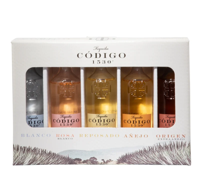 Código Gift Pack 5x 5cl 100% de Agave Azul Tequila 40° 25cl