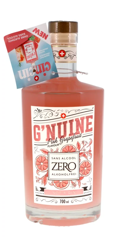 Ginuine G'nuine Zero Pink Grapefruit Alkoholfreier Gin 70cl