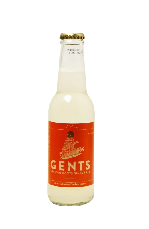 Gents African Ginger Ale Kohlensäurehaltiges Erfrischungsgetränk mit Chinin 20cl