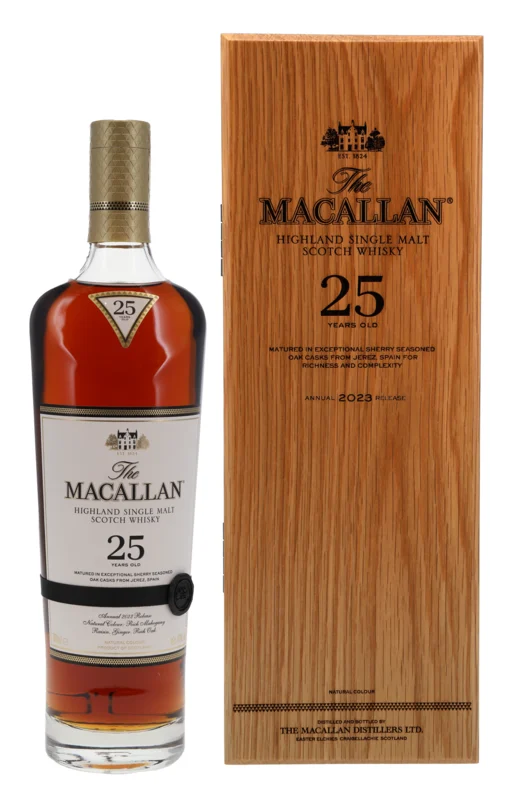 Macallan Sherry Oak 25 Years Highland Single Malt Scotch Whisky 43° 70cl