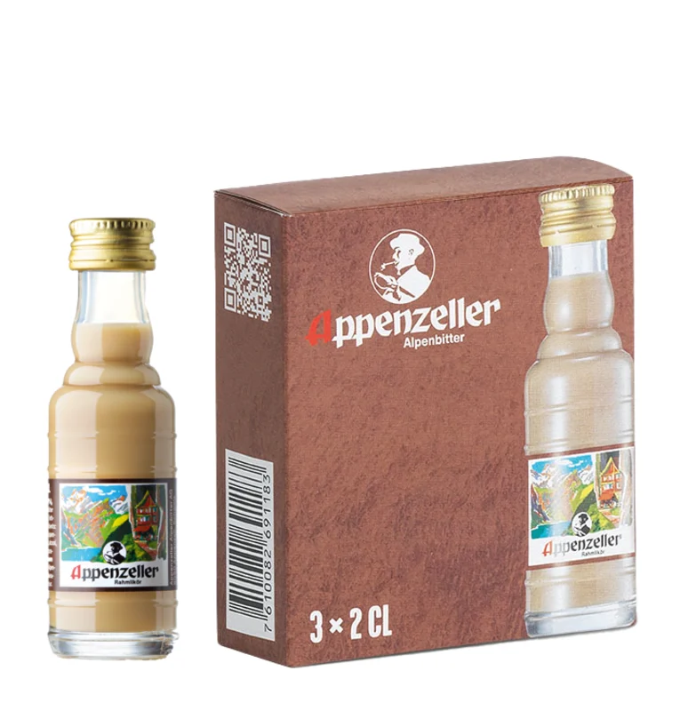 Appenzeller Rahmlikör 3x 18° 2cl