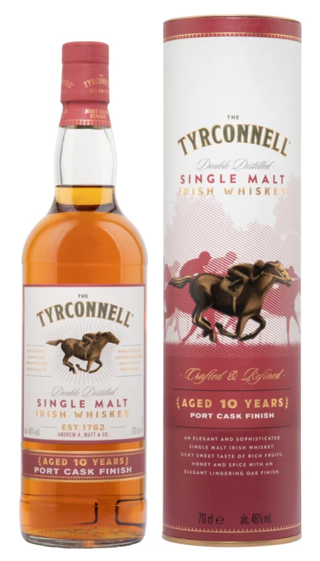 Tyrconnell Port Cask Finish 10 Years Single Malt Irish Whiskey 46° 70cl