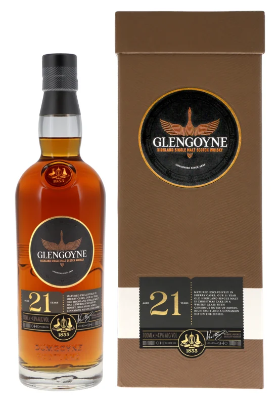 Glengoyne 21 Years Hihgland Single Malt Sctoch Whisky 43° 70cl