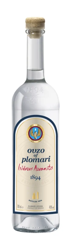 Plomari Ouzo of Isidoros Arvanitis Anislikör 40° 70cl