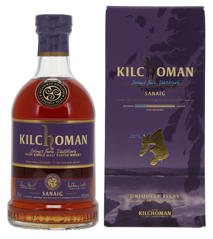 Kilchoman Sanaig Islay Single Malt Scotch Whisky 46° 70cl