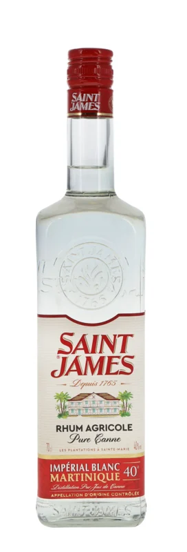 Saint James Royal Blanc Rhum Agricole 40° 70cl
