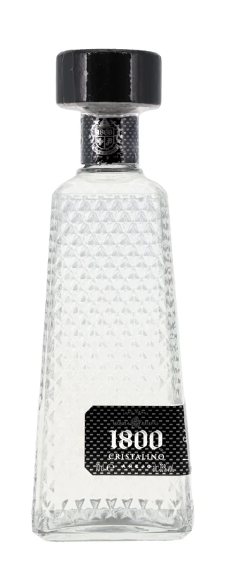 1800 Añejo Cristalino 100% Agave Azul Tequila 35° 70cl