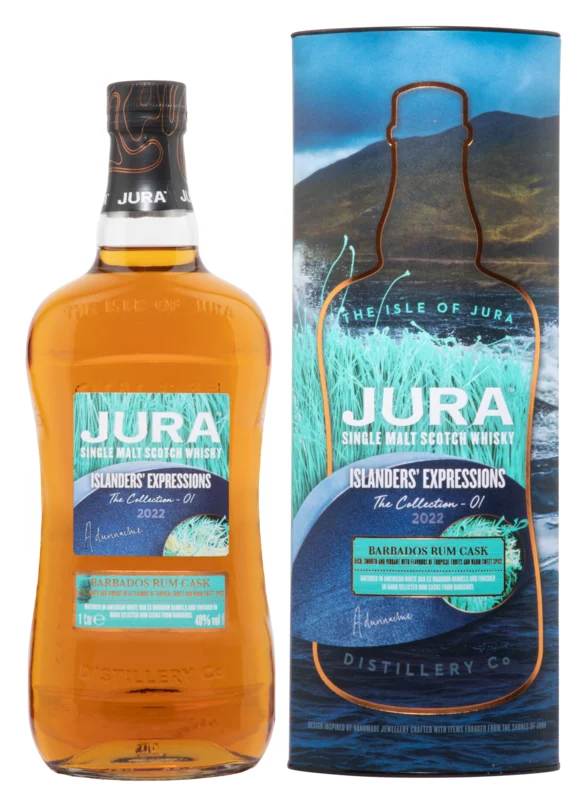 Isle of Jura Islander's Expressions Barbados Rum Cask Single Malt Scotch Whisky 40° 1l