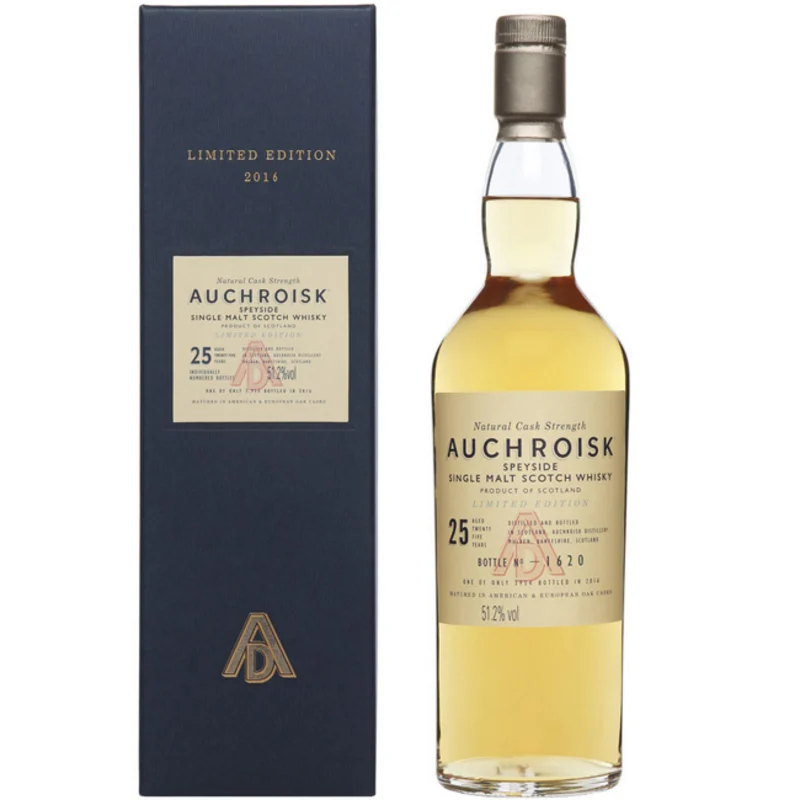 Auchroisk Special Release 2016 Cask Strength 25 Years Single Malt Whisky 51.2° 70cl