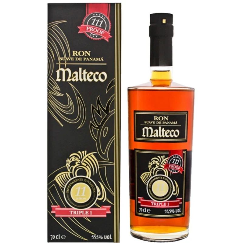 Malteco Triple 1 11 Años Ron 55.5° 70cl