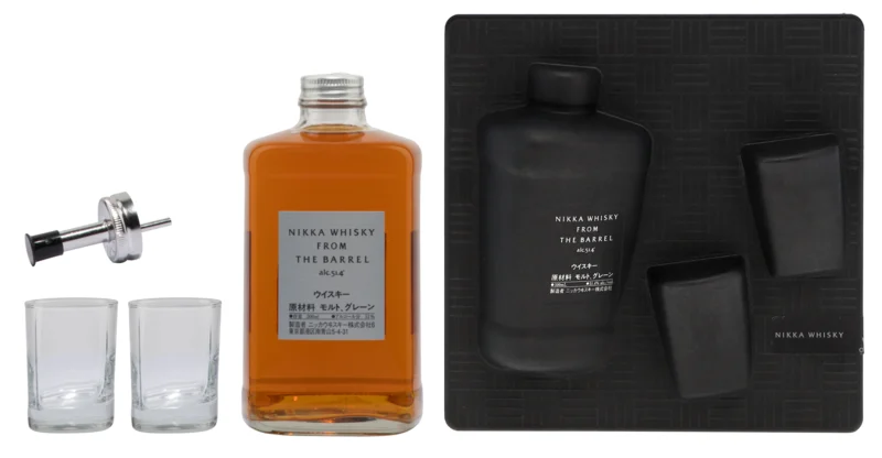 Nikka From the Barrel Coffret Silhouette mit 2 Gläser Blended Whisky 51.4° 50cl