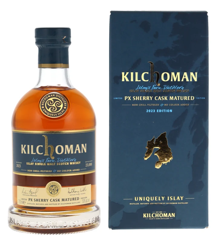 Kilchoman PX Sherry Cask Matured Islay Single Malt Scotch Whisky 50° 70cl