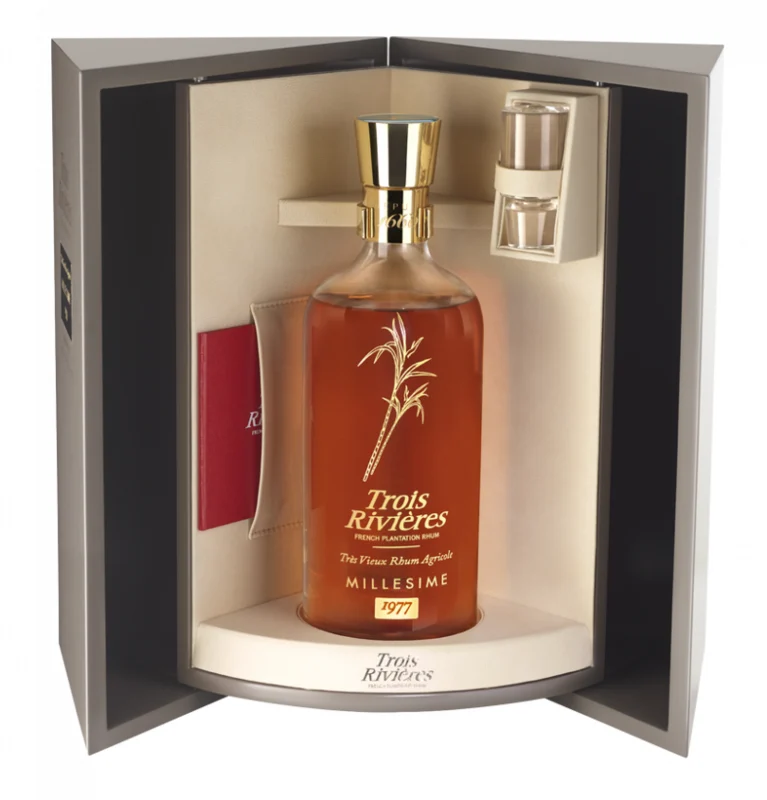 Trois Rivières Prestige Baccarat Millésime 1977 Très Vieux Rhum Agricole 43° 70cl