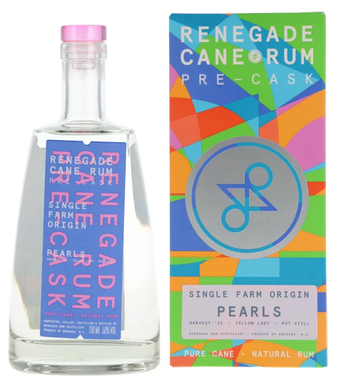 Renegade Pearls Pre-Cask Pot Still Rum 50° 70cl