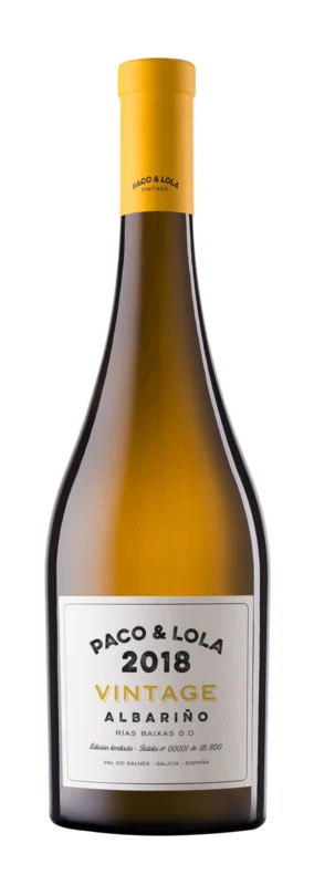 Paco & Lola Vintage 2018 Rías Baixas DO 13° 75cl