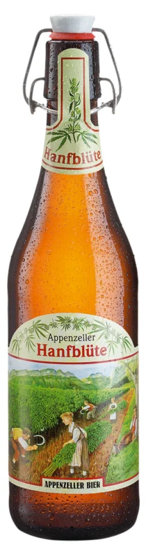 Appenzeller Bier Hanfblüte Naturtrüb Bügel HA 15x MW 5.2° 50cl