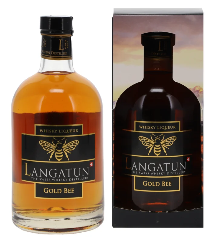 Langatun Gold Bee mit Hönig Whisky Likör 28° 50cl