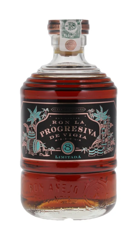 La Progresiva De Vigia Mezcla 8 Años Ron 41° 70cl