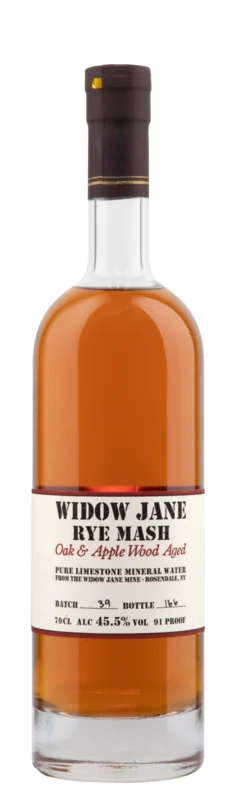 Widow Jane oak & Apple Wood Aged Rye Mash Whiskey 45.5° 70cl