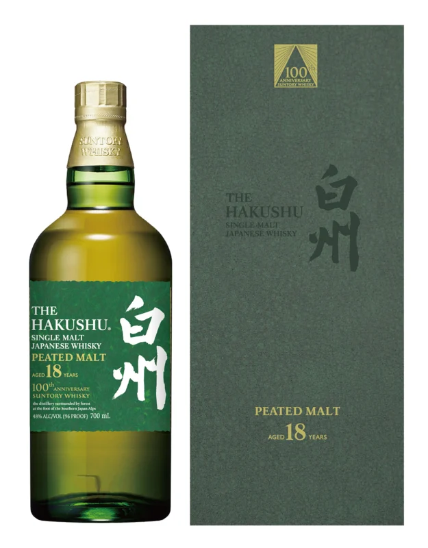 Suntory The Hakushu Peated Malt 100th Anniversary 18 Years Single Malt Whisky 48° 70cl