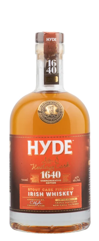 Hyde No. 8 Stout Cask Finished Irish Whiskey 43° 70cl