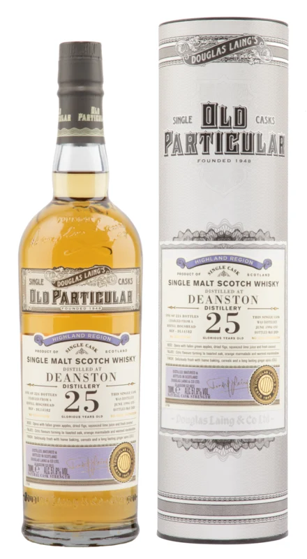 Deanston Douglas Laing Old Particular 25 Years 1994 Single Malt Scotch Whisky 51.6° 70cl