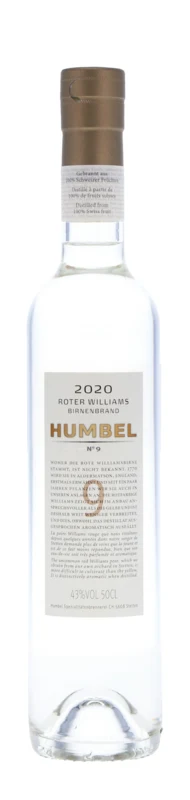Humbel Roter Williams Birnenbrand No. 9 2020 Fruchtbrand 43° 50cl