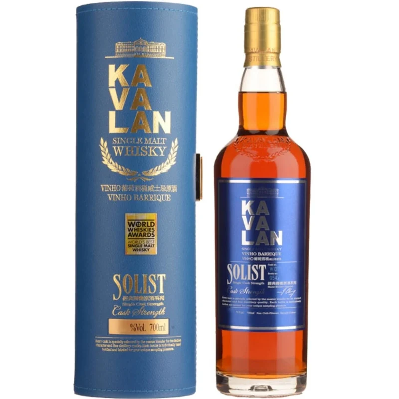 Kavalan Solist Vinho Barrique Cask Strength Single Malt Whisky 57.1° 70cl