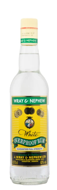 J. Wray and Nephew Ltd. White Overproof Rum 63° 70cl