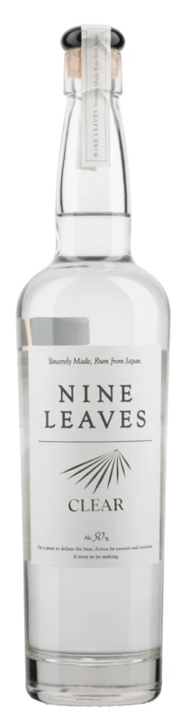 Nine Leaves Clear Rum from Japan 50° 70cl