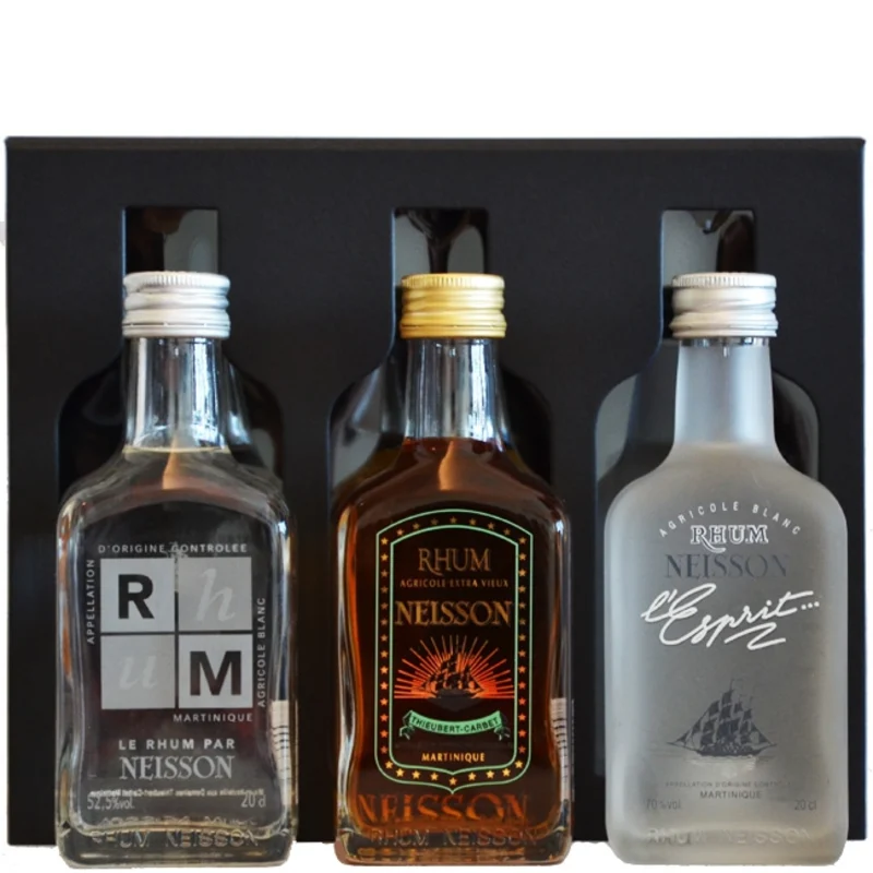 Neisson Rhum déouverte 3 x 20 cl Taste-Box 55.8° 60cl
